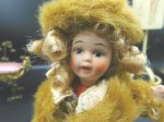bisque doll fur coat a